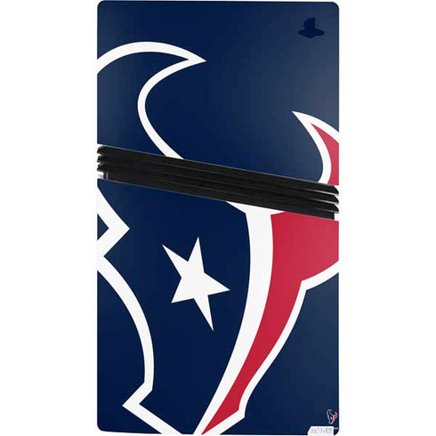 NFL Houston Texans Large Logo PS5 Pro Bundle Skin